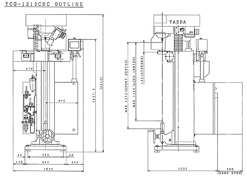 Center Hole Grinder YCG-1215CNC